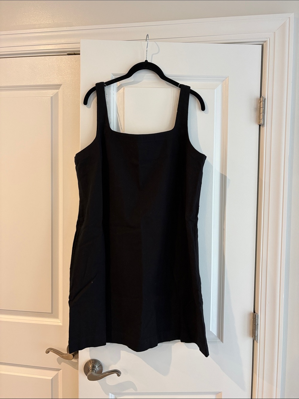 NWT A New Day Classic Black Square-Neck Tank Dress